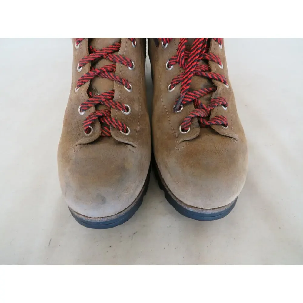 Vasque Brown Suede Laces Mountaineering Hiking Boots Mens Size 6.5 D